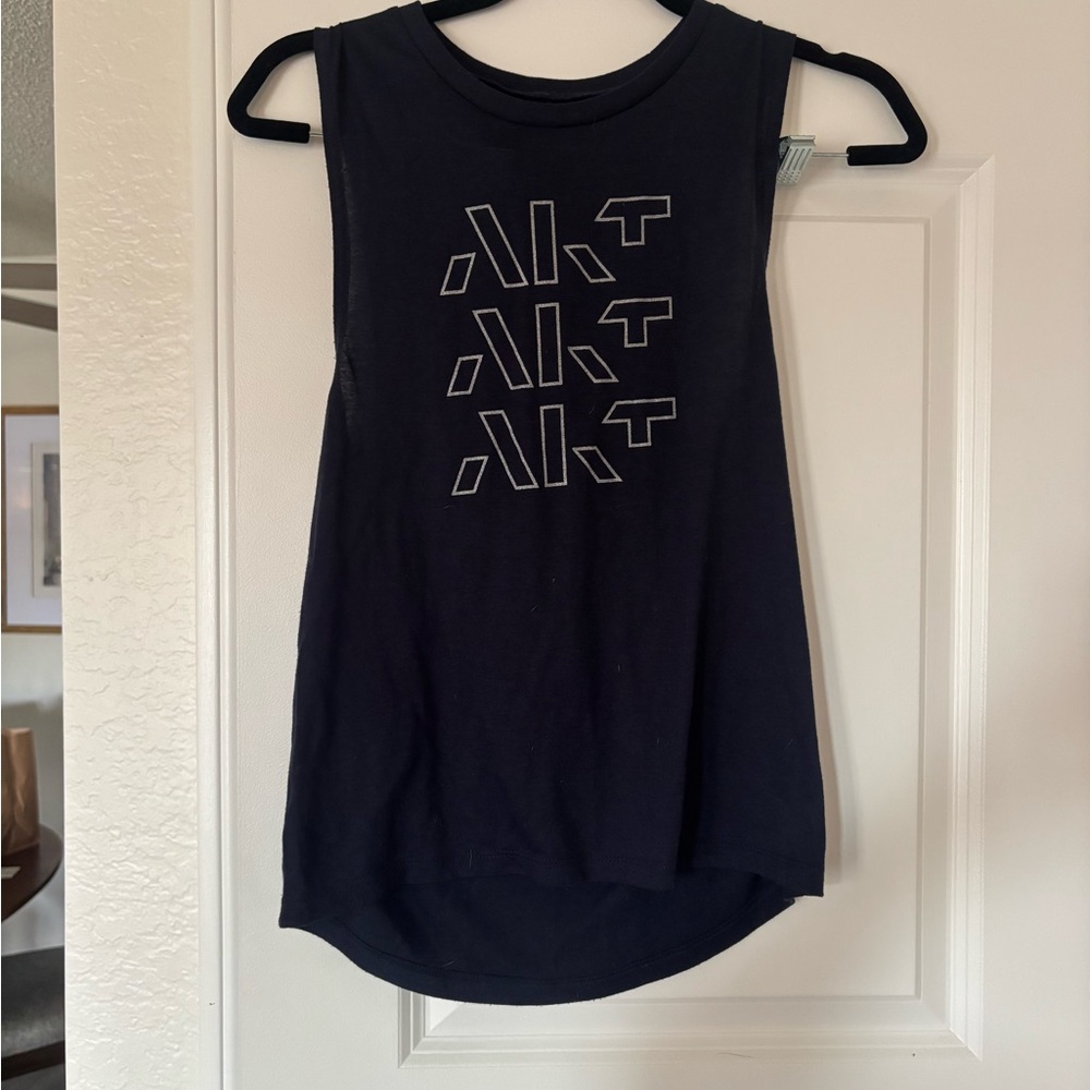 Navy Blue AKT Sleeveless Tank Top size S